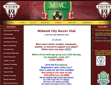 Tablet Screenshot of mwcsoccer.org